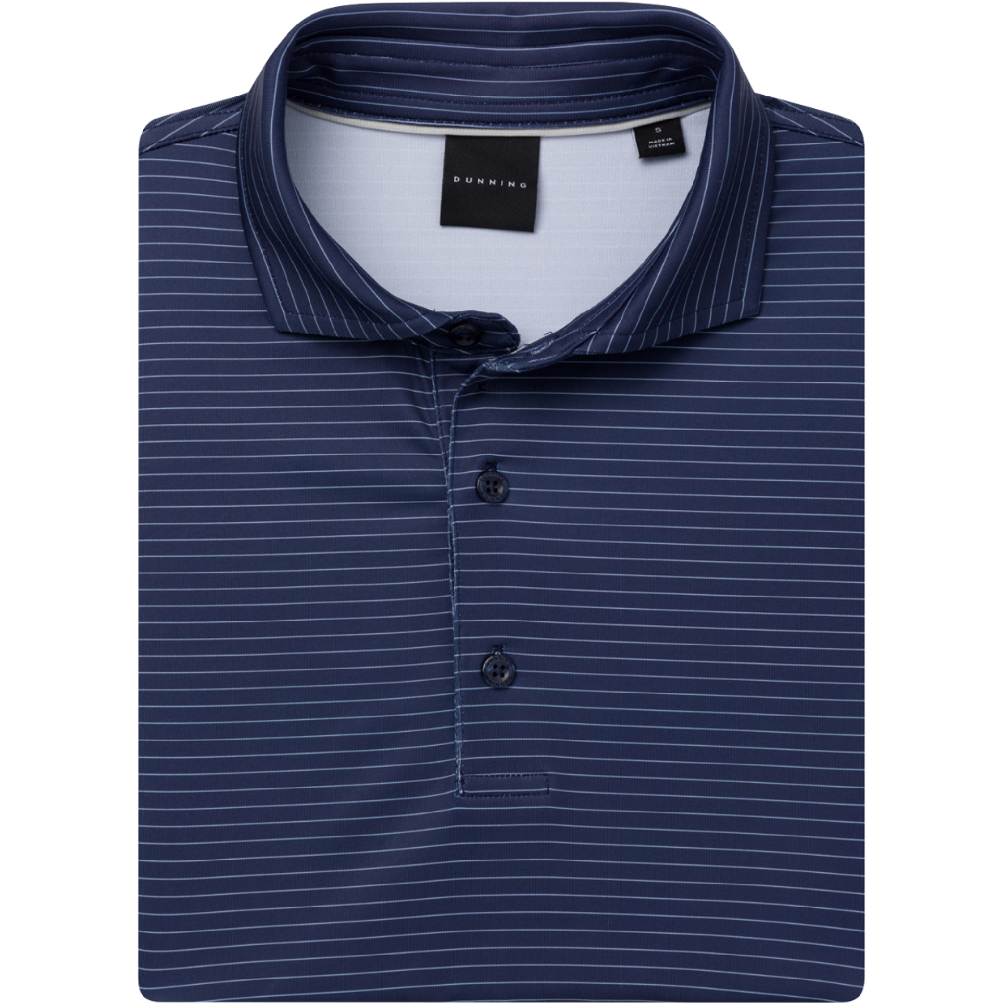 Dunning Helsby Pinstripe Jersey Performance Polo