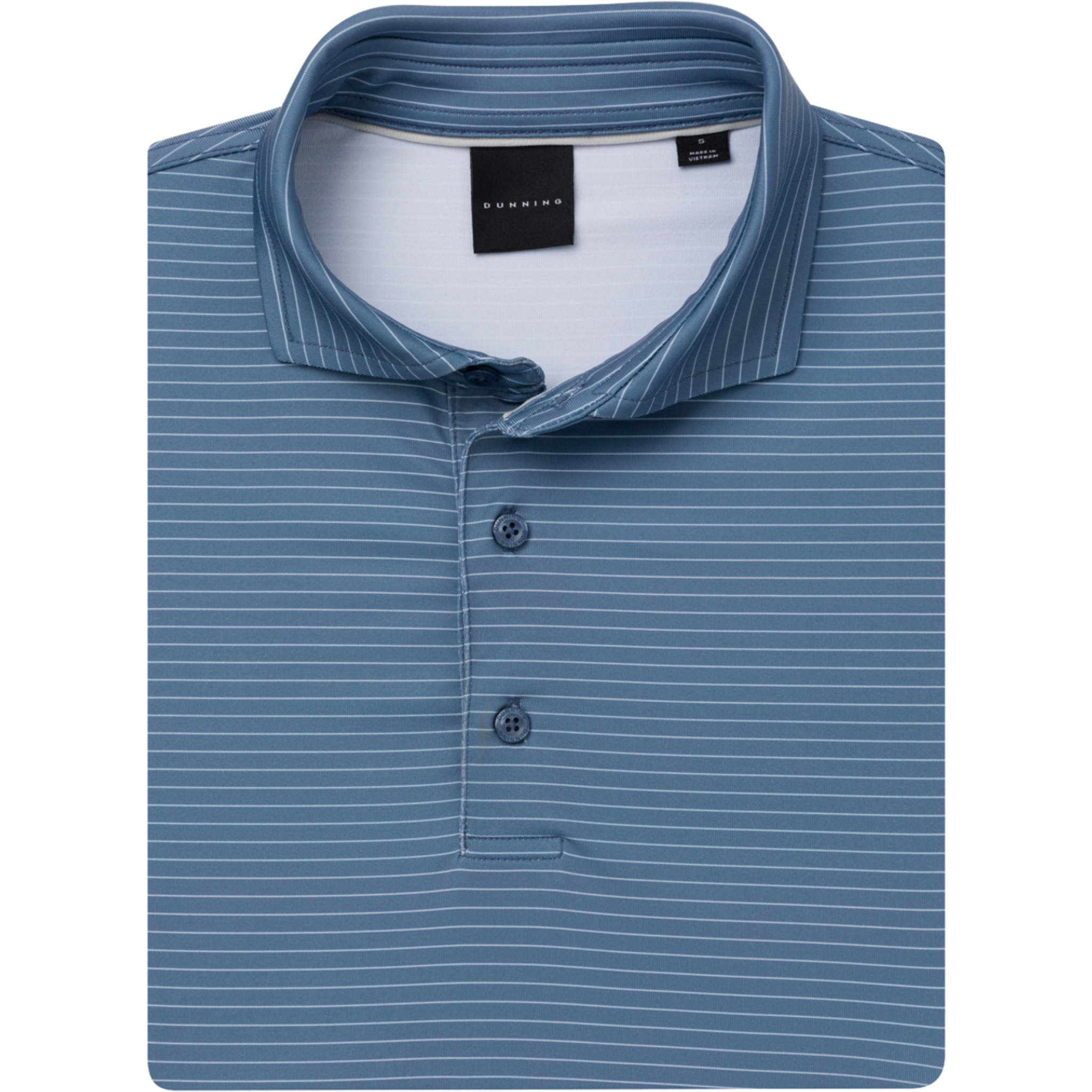 Dunning Helsby Pinstripe Jersey Performance Polo