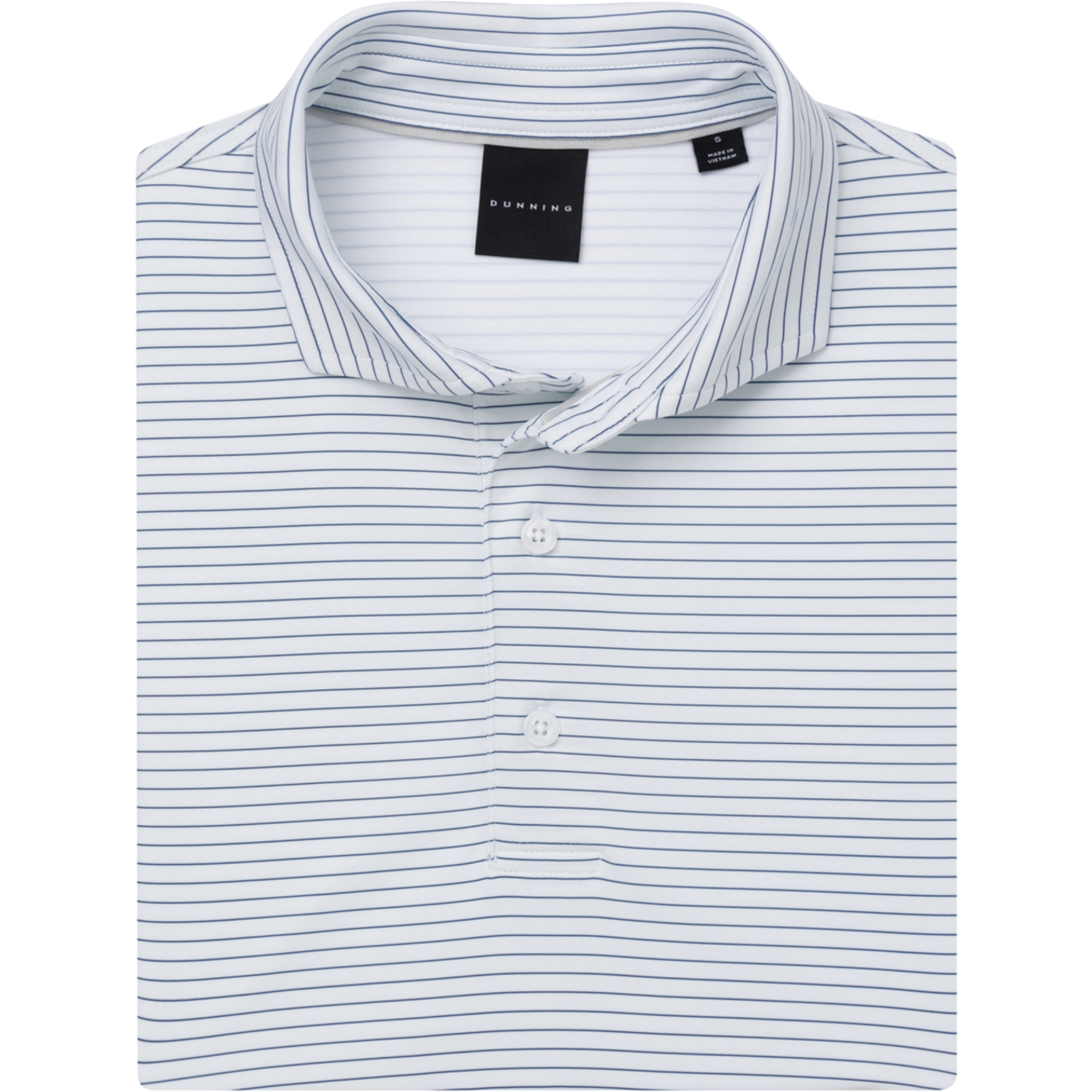Dunning Helsby Pinstripe Jersey Performance Polo
