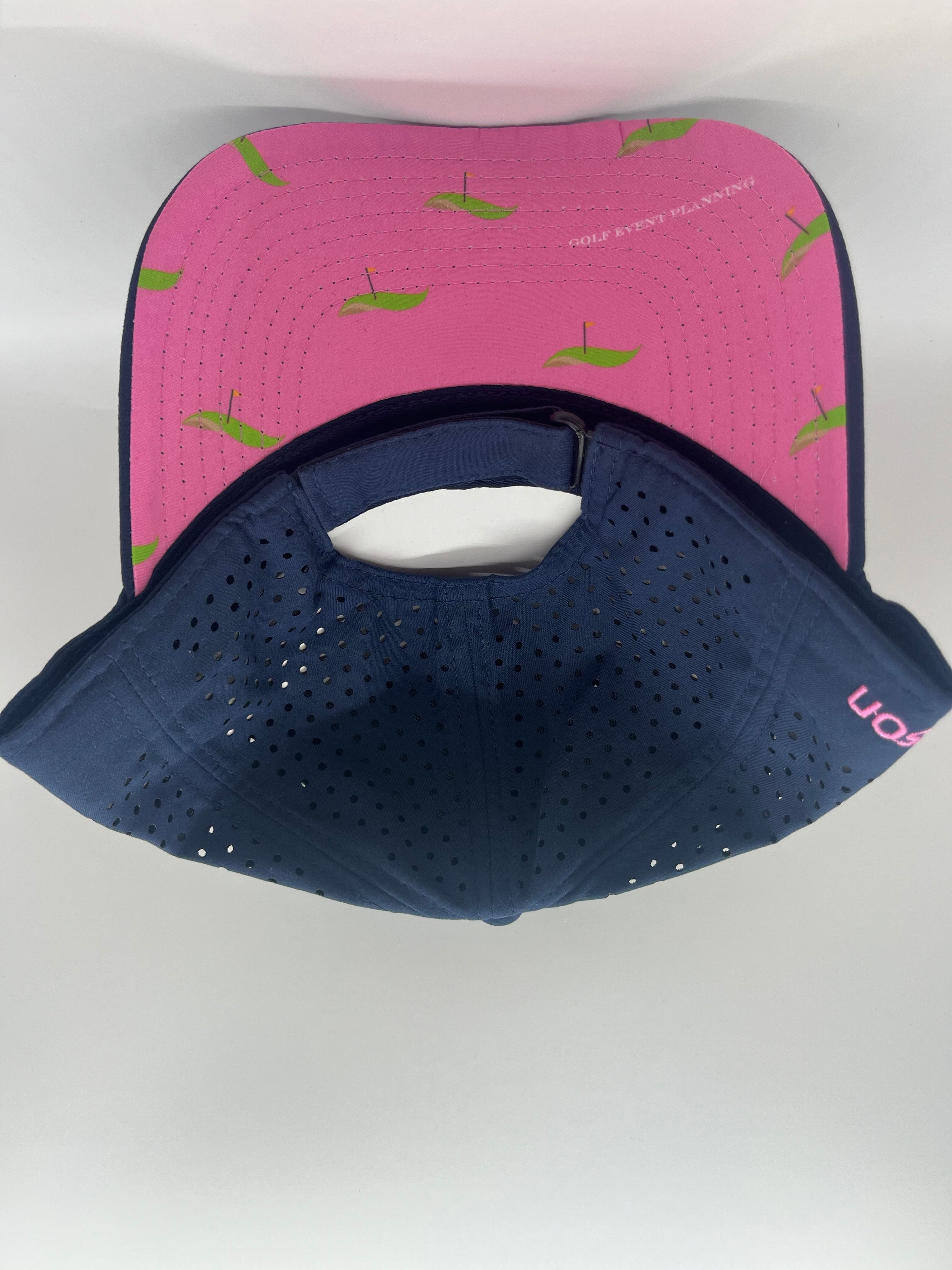 D.Hudson X Golf Event Planning Golf Hat (Navy/Pink)