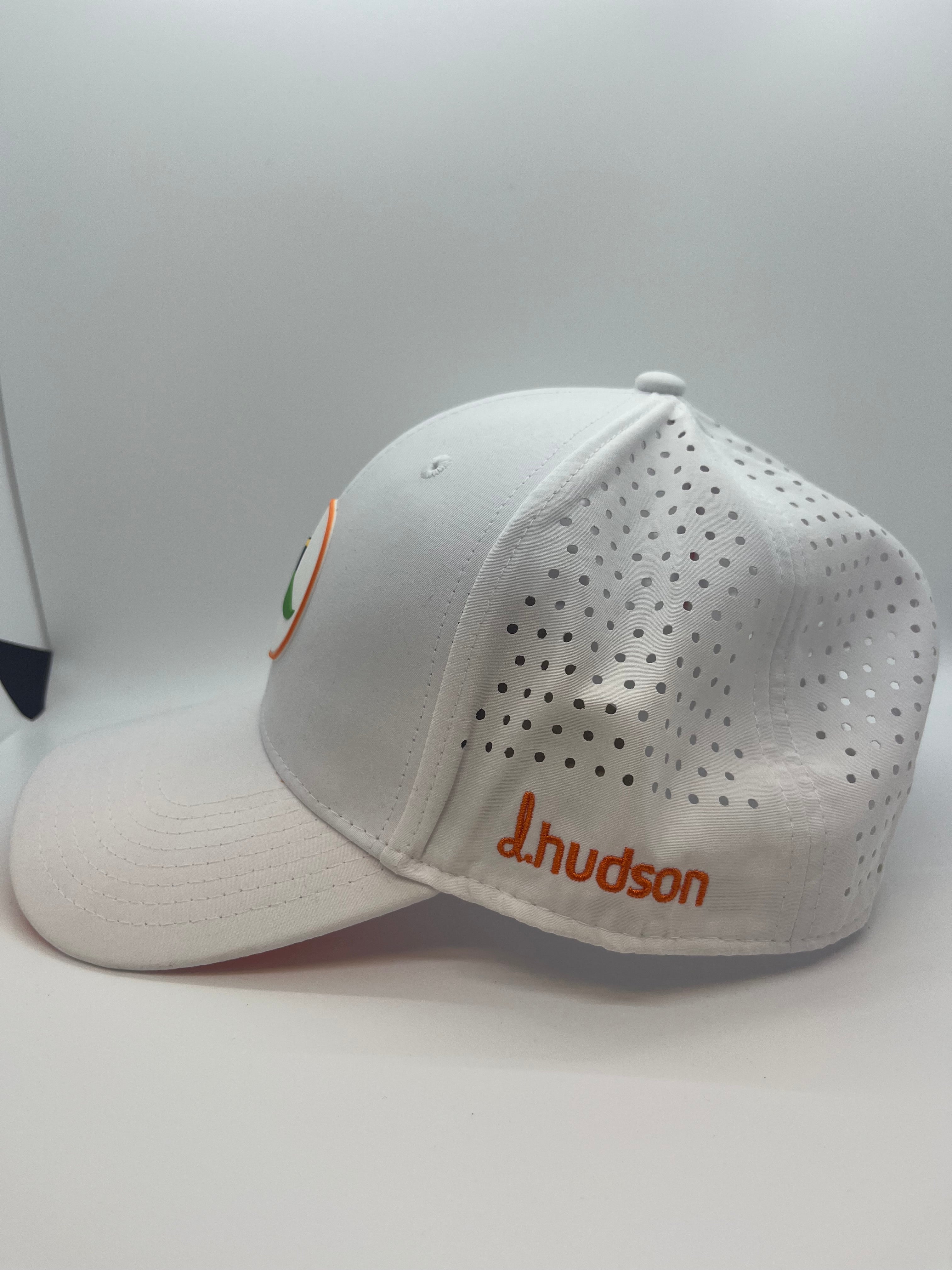 D.Hudson X Golf Event Planning Golf Hat (White/Orange)