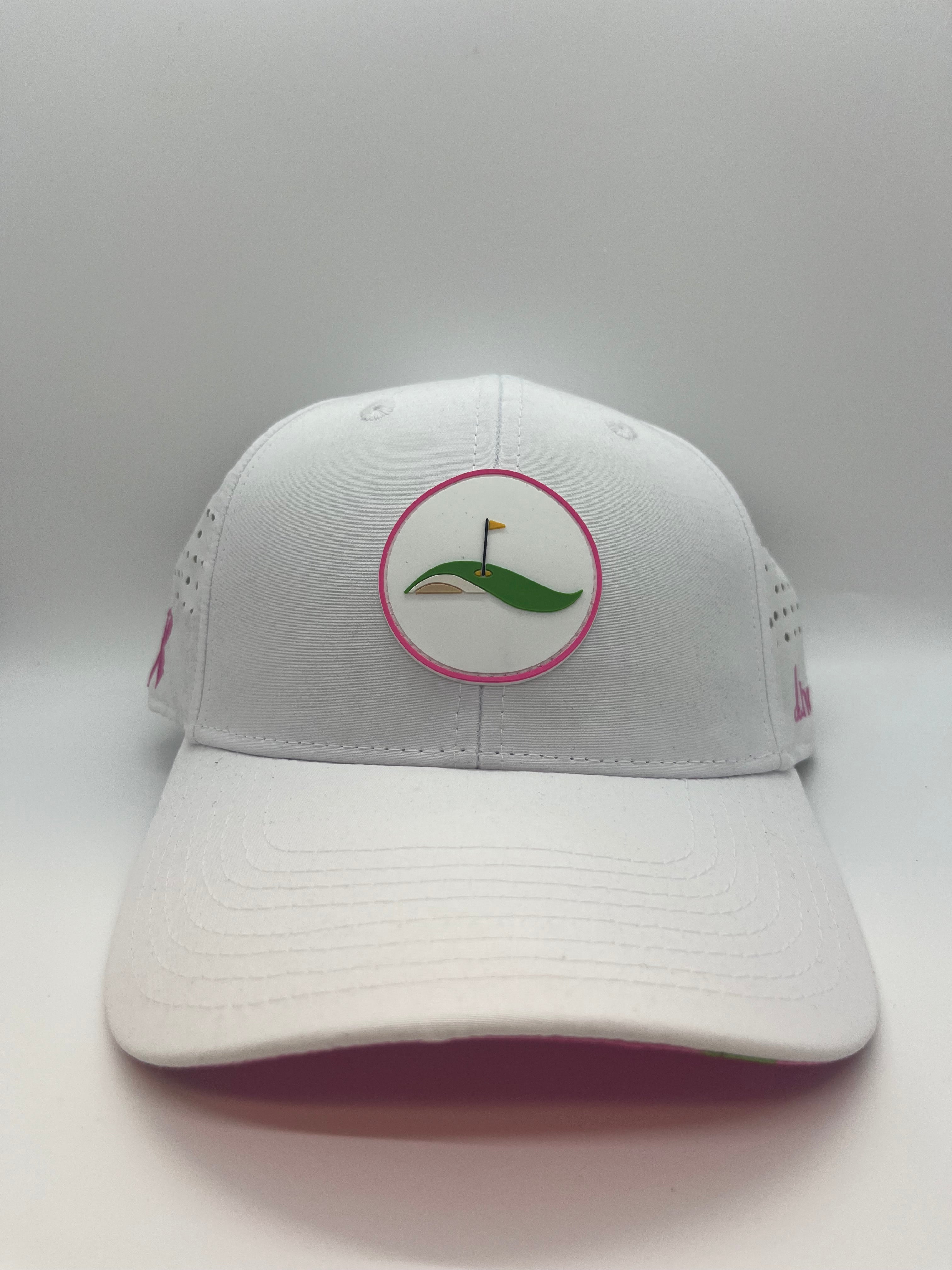D.Hudson X Golf Event Planning Golf Hat (White/Pink)