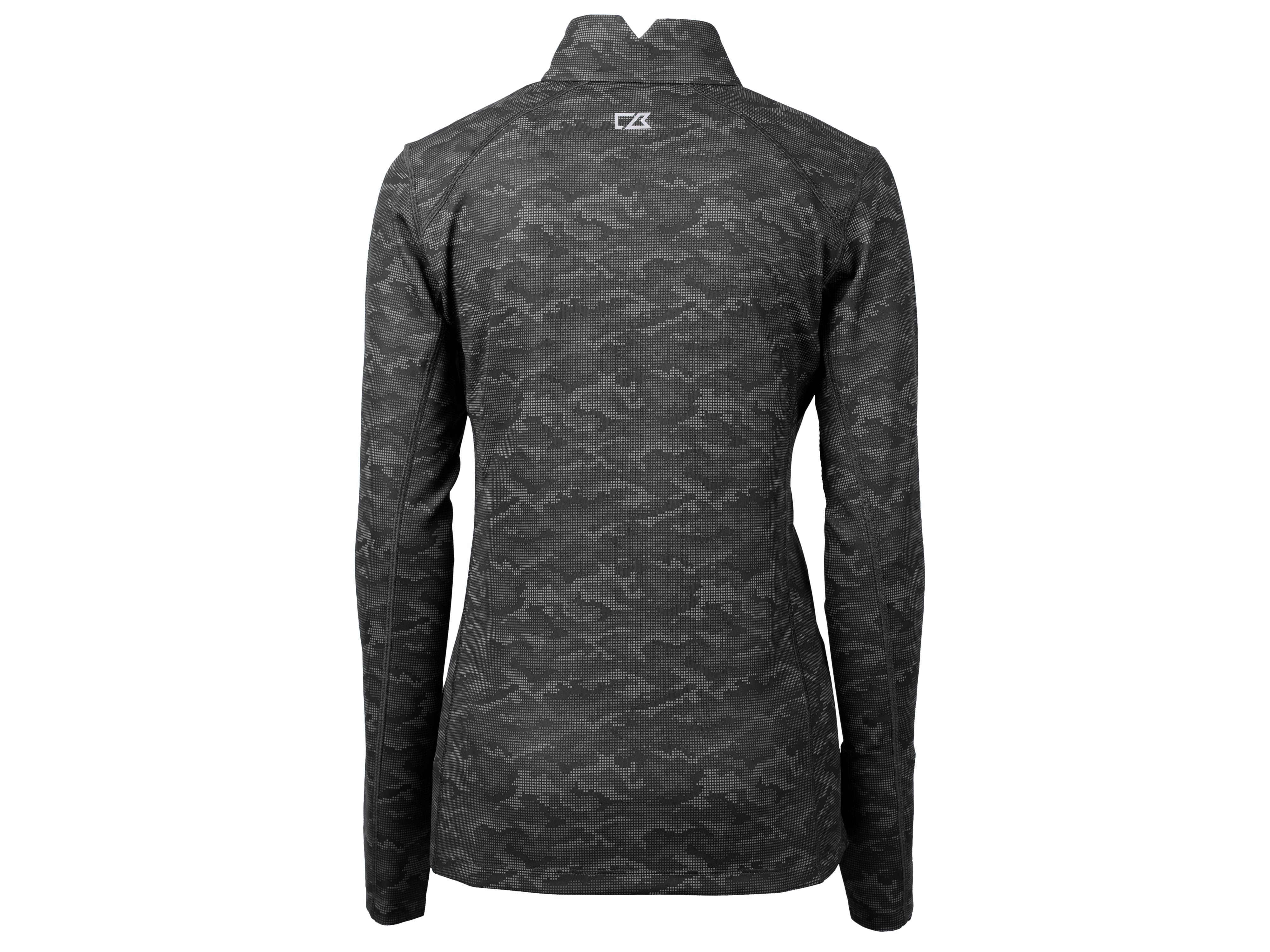 Cutter & Buck Traverse Camo Print Stretch Quarter Zip Women's Pullover