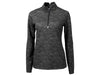 Cutter & Buck Traverse Camo Print Stretch Quarter Zip Women's Pullover