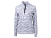 Cutter & Buck Traverse Camo Print Stretch Quarter Zip Women's Pullover