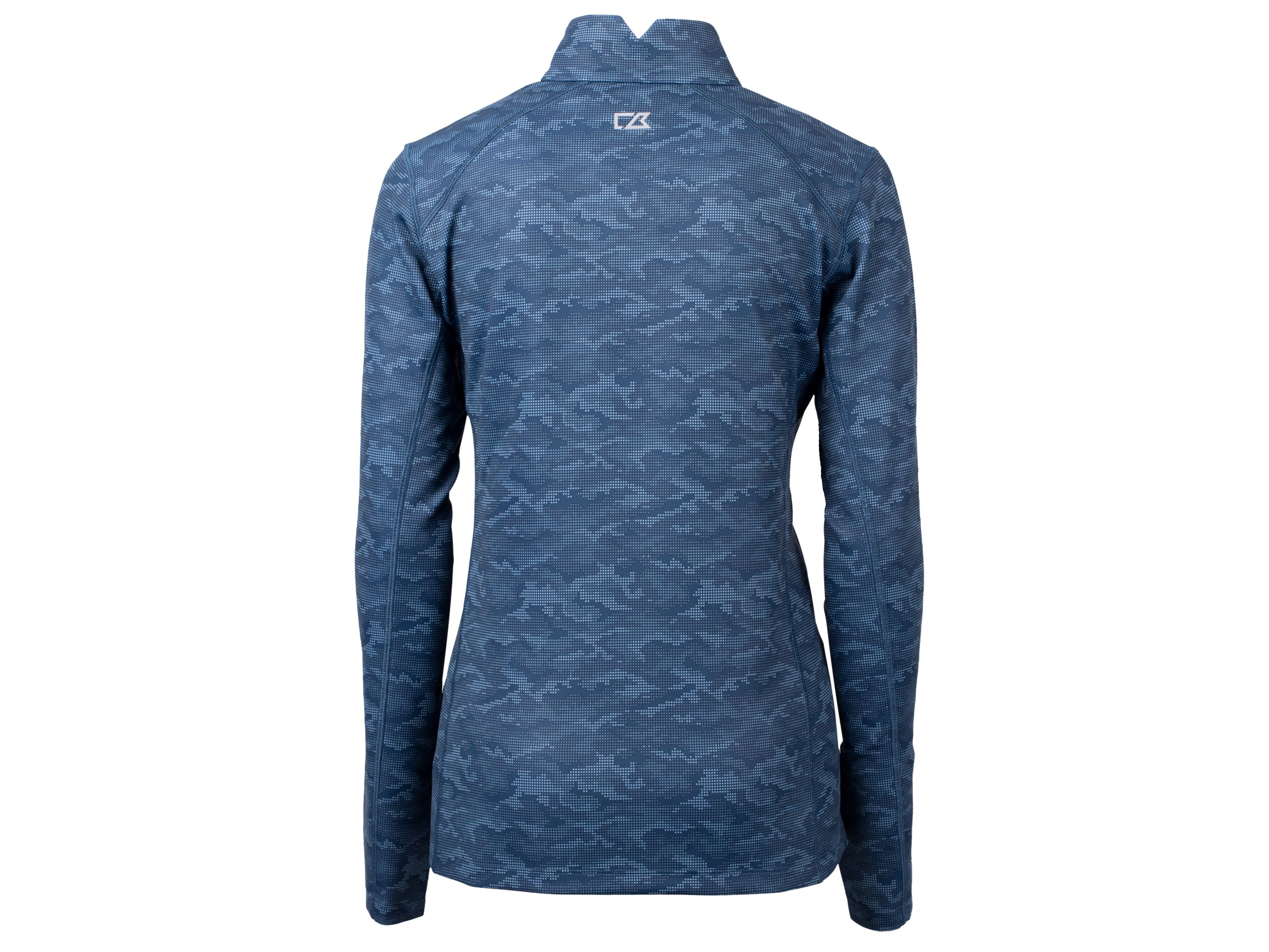 Cutter & Buck Traverse Camo Print Stretch Quarter Zip Women's Pullover