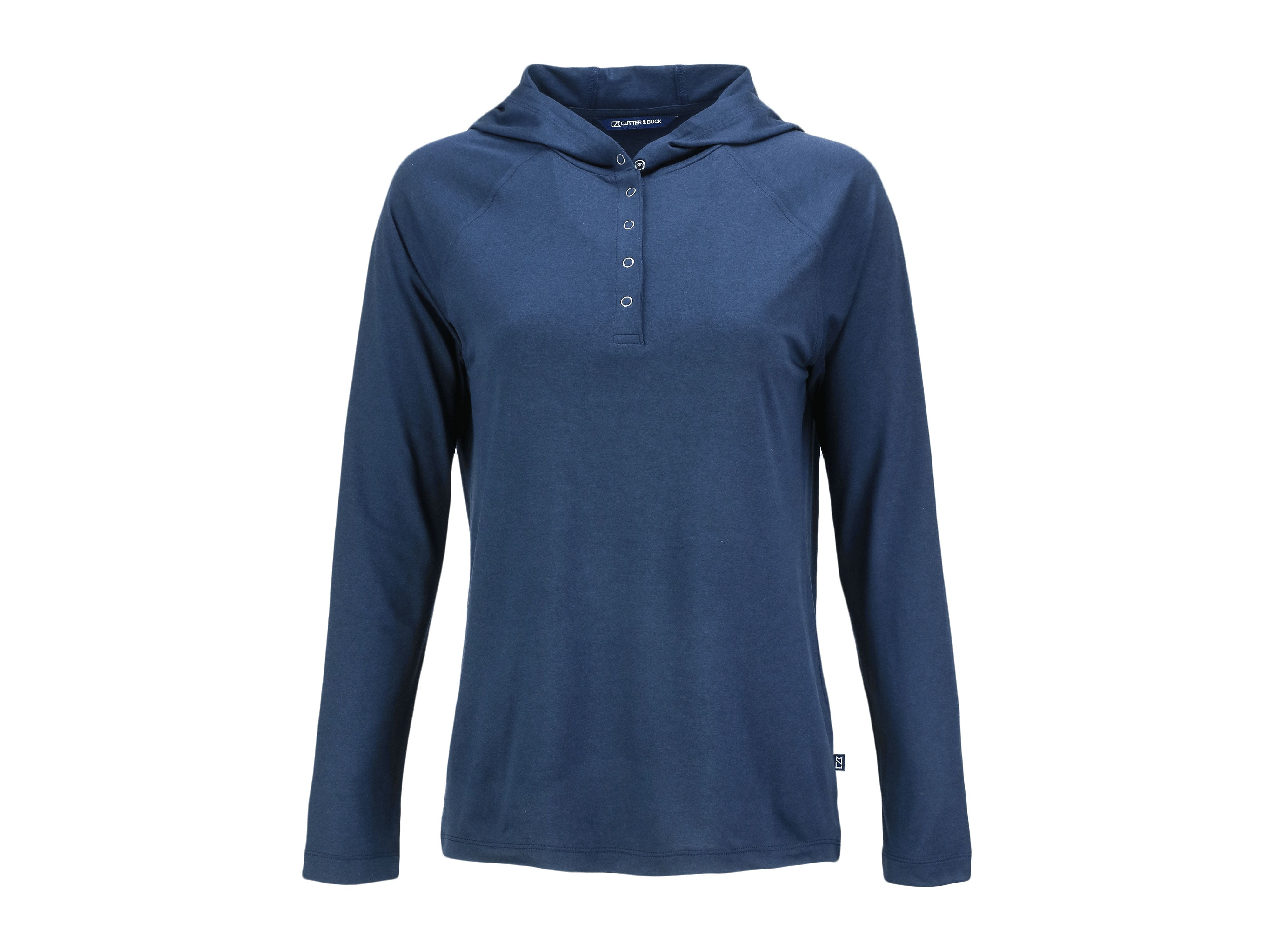 Cutter & Buck Coastline Epic Comfort Eco Recycled Women's Hooded Shirt