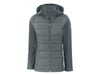 Cutter & Buck Evoke Hybrid Eco Softshell Recycled Full Zip Women's Hooded Jacket