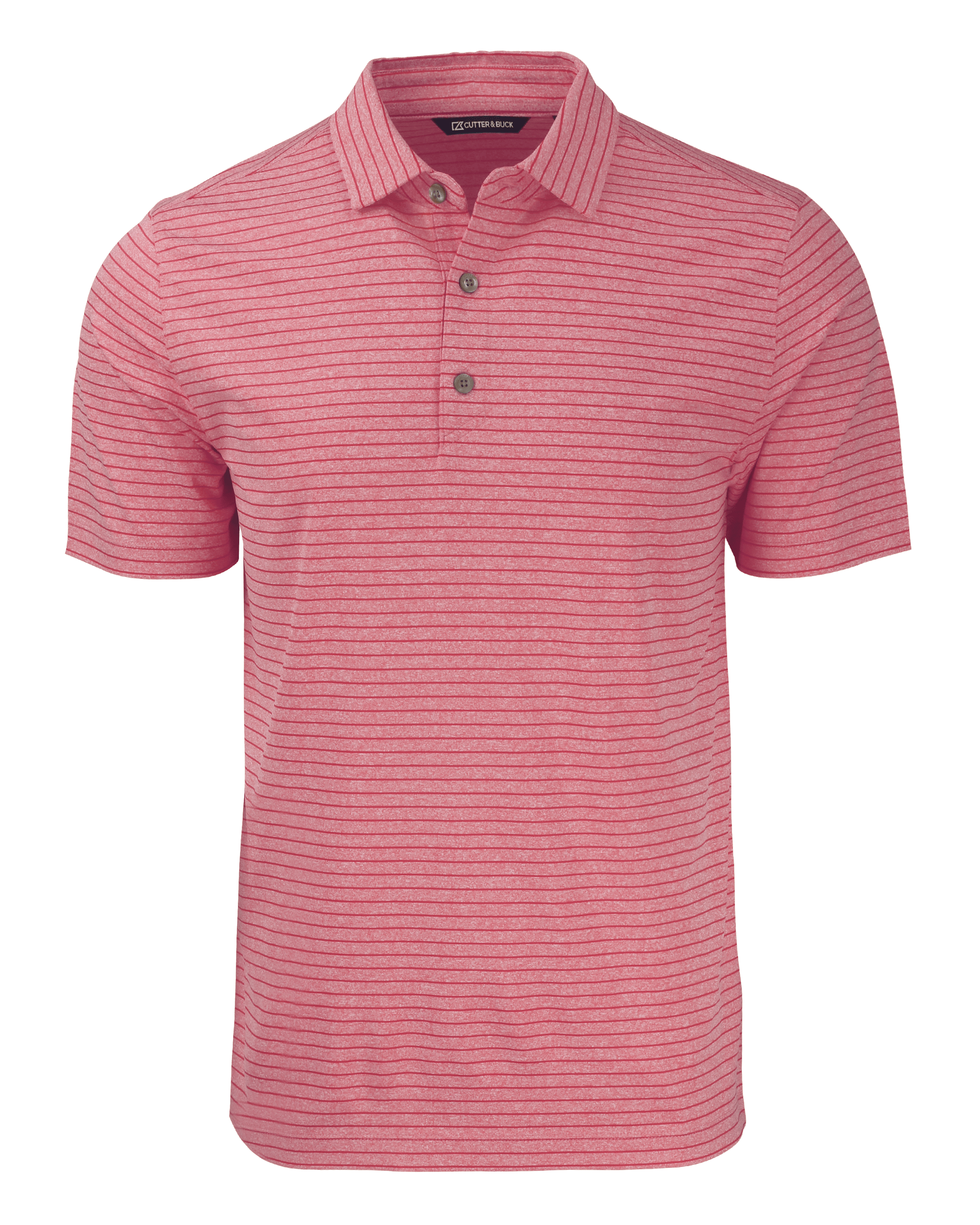 Cutter & Buck Forge Eco Heather Stripe Stretch Recycled Men's Polo