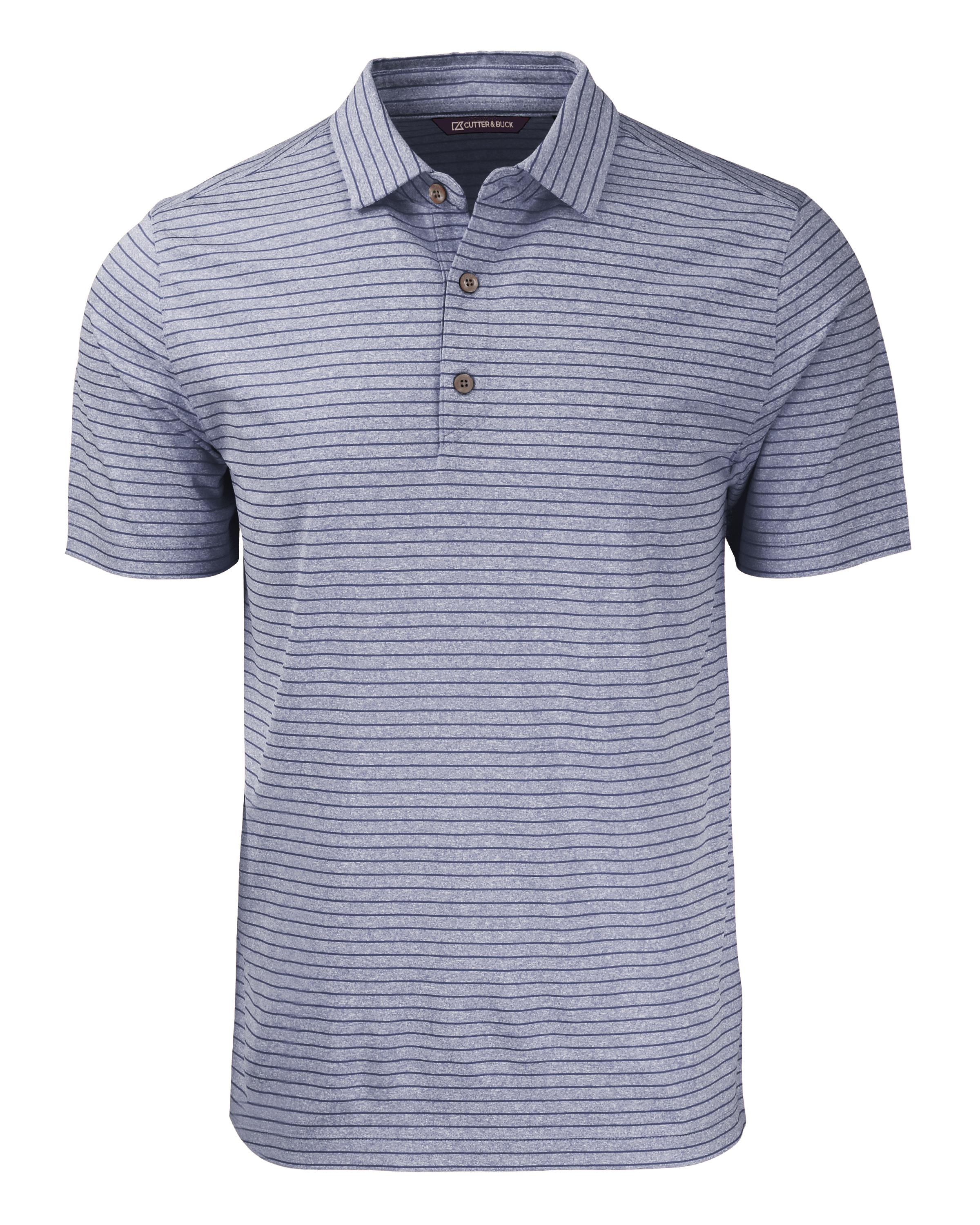 Cutter & Buck Forge Eco Heather Stripe Stretch Recycled Men's Polo