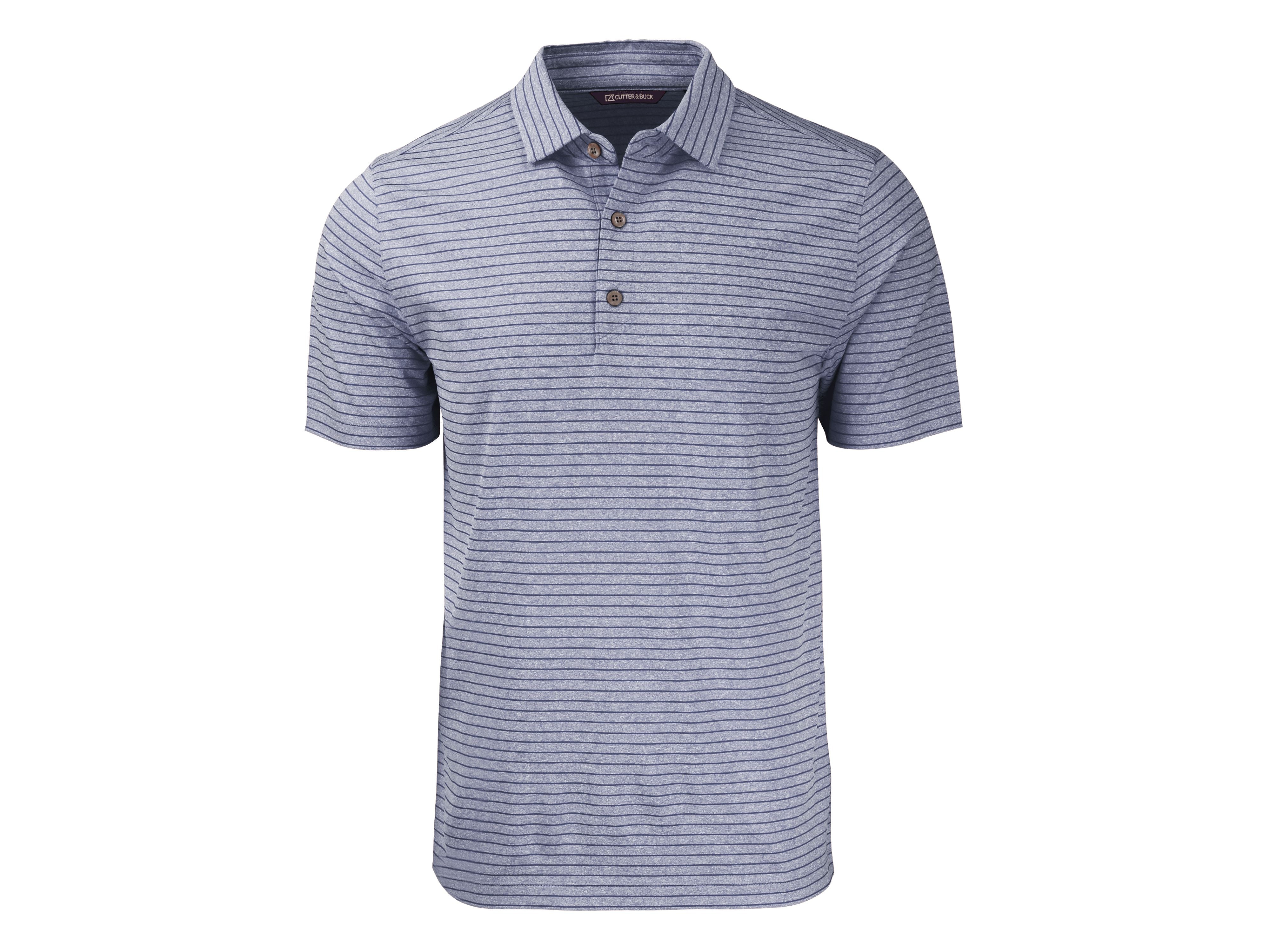 Cutter & Buck Forge Eco Heather Stripe Stretch Recycled Men's Polo