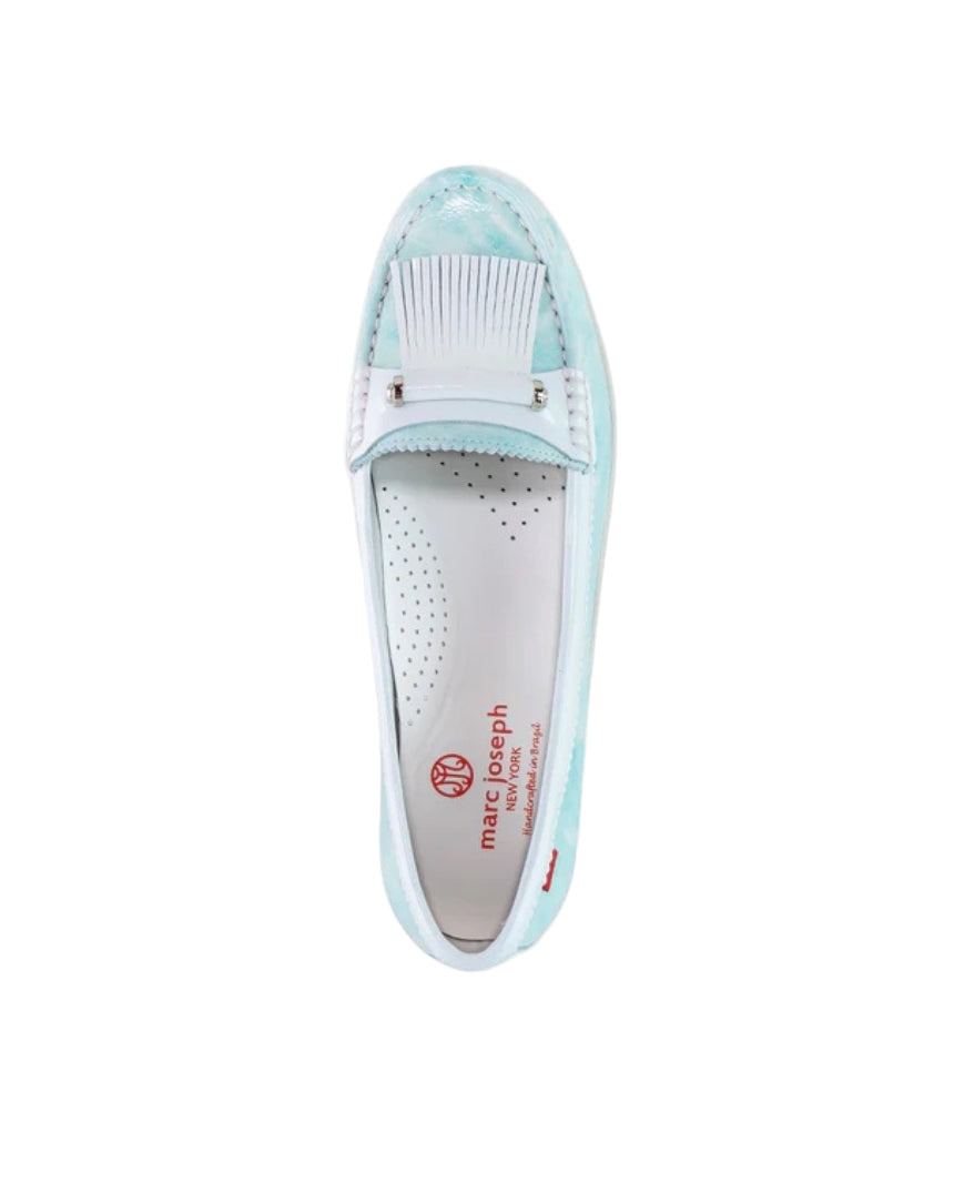Light blue slip-on shoe