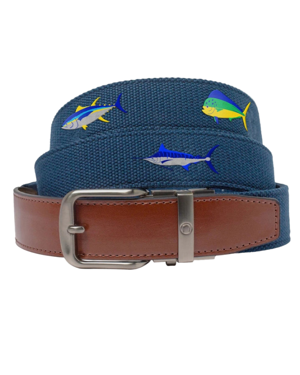 Nexbelt - Newport Deep Sea Fish Golf Ratchet Belt 1.38" [35mm]
