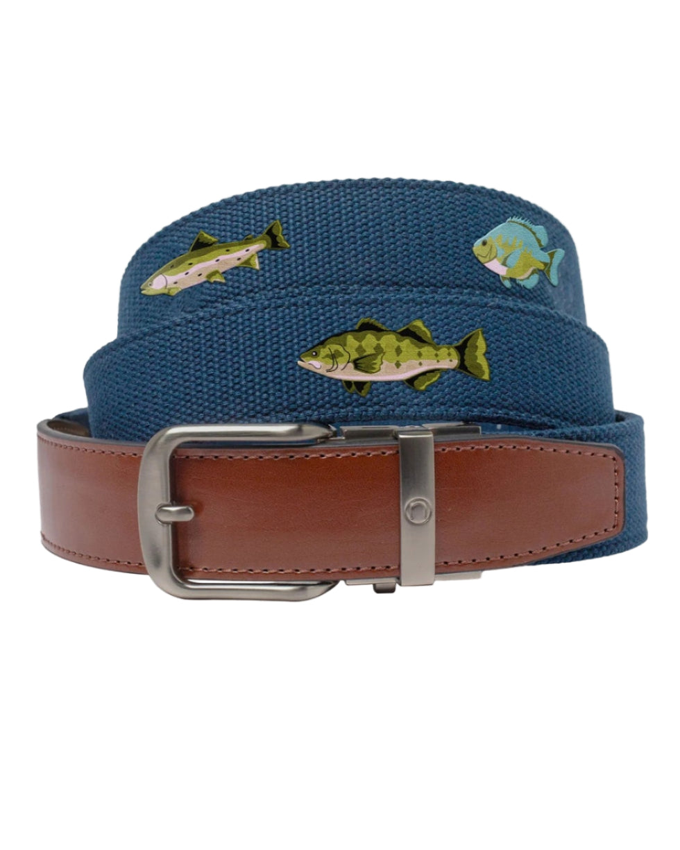 Nexbelt - Newport Fresh Water Fish Golf Ratchet Belt 1.38" [35mm]