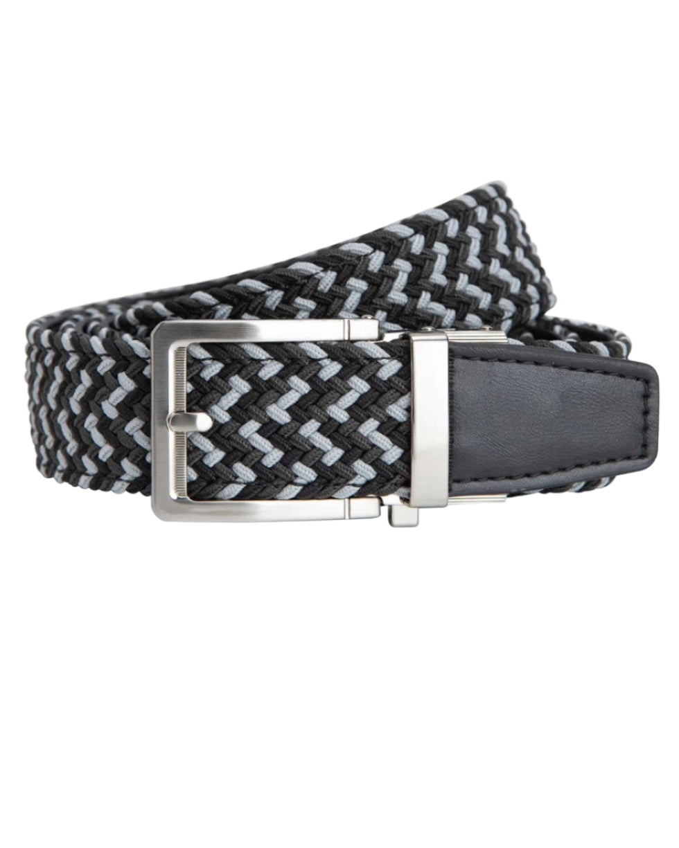 Nexbelt Braided Charcoal, 1 3/8" Strap, Golf Belt