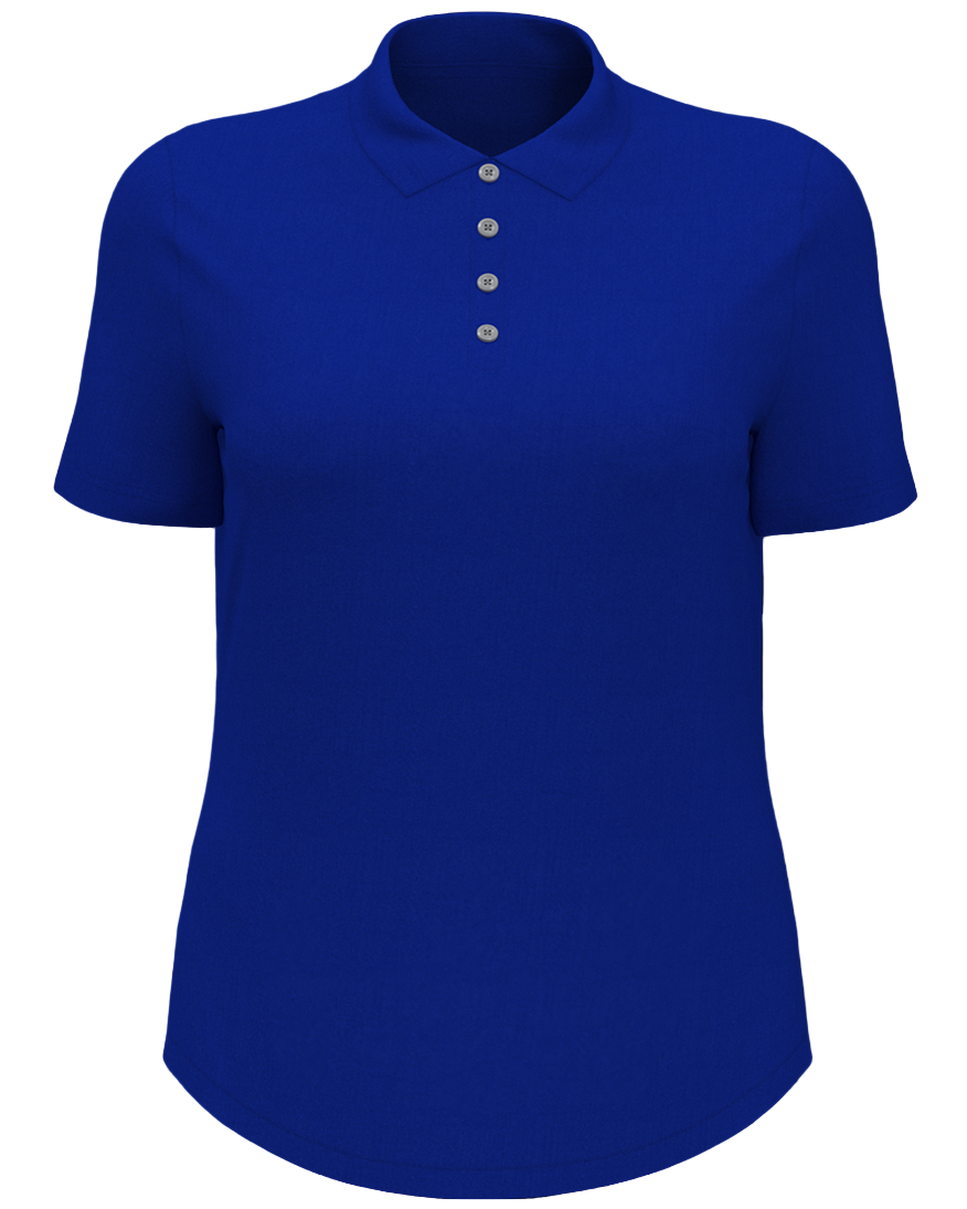 Blue polo shirt