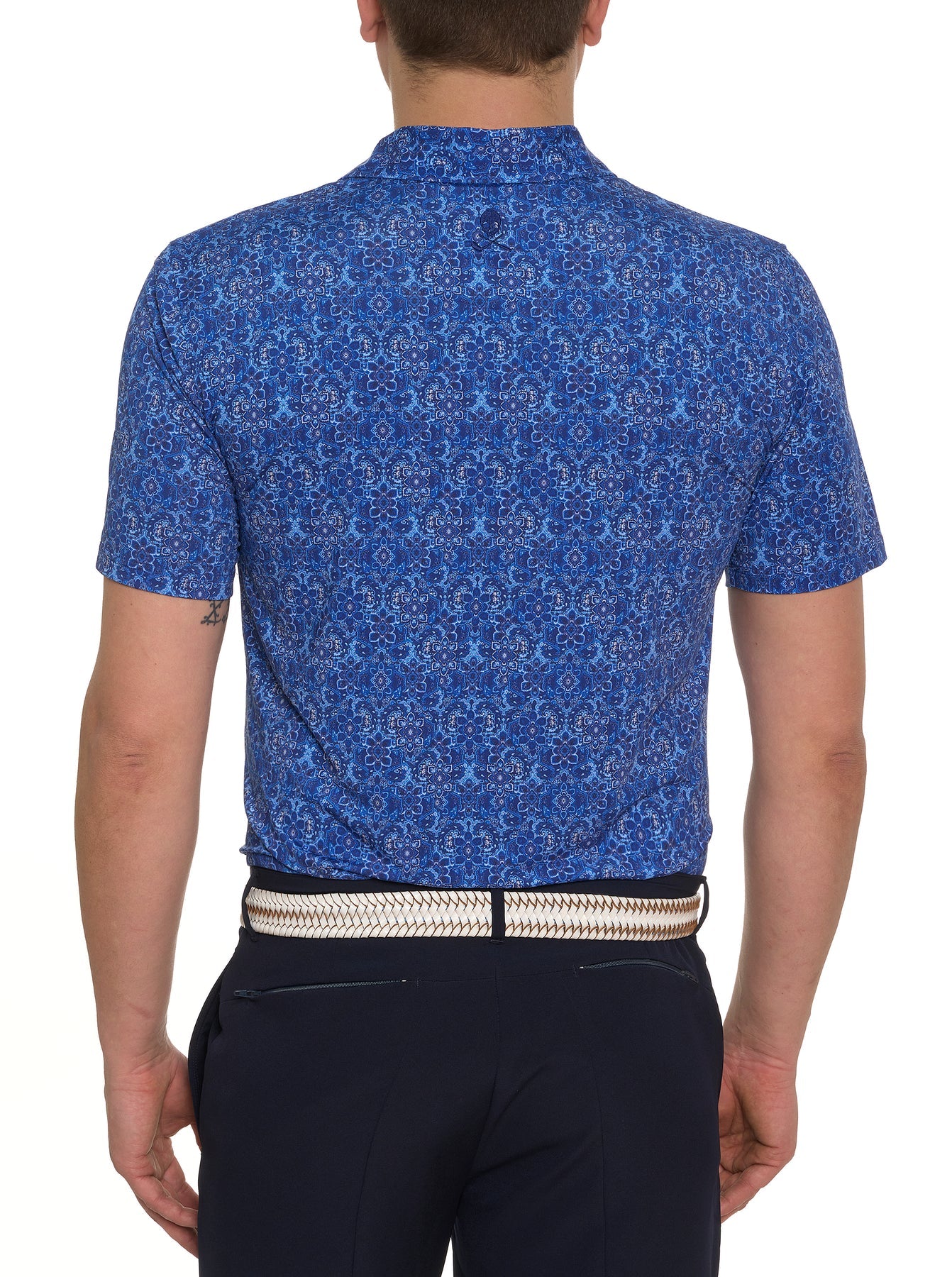 Robert Graham Medallion Tiles Performance Polo
