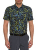 Robert Graham Abstract Rose Performance Polo