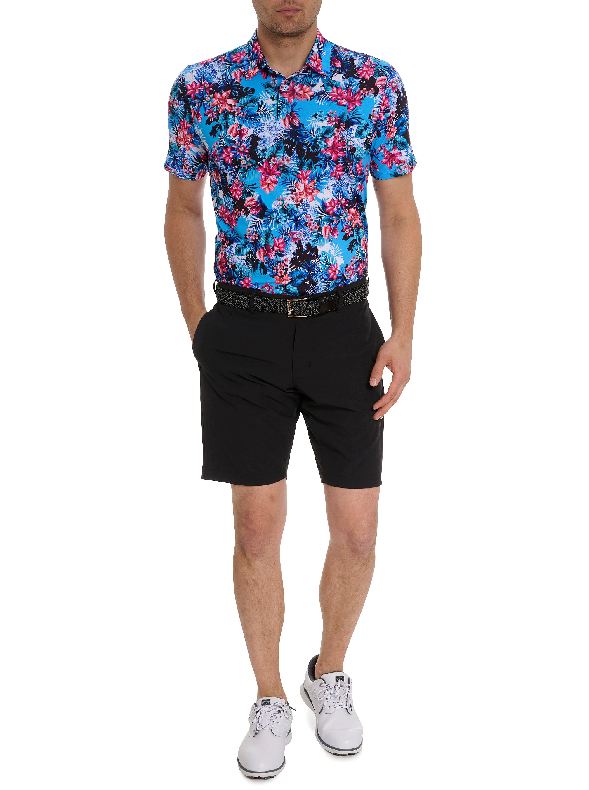 Robert Graham Clubhouse Island Time Knit Polo