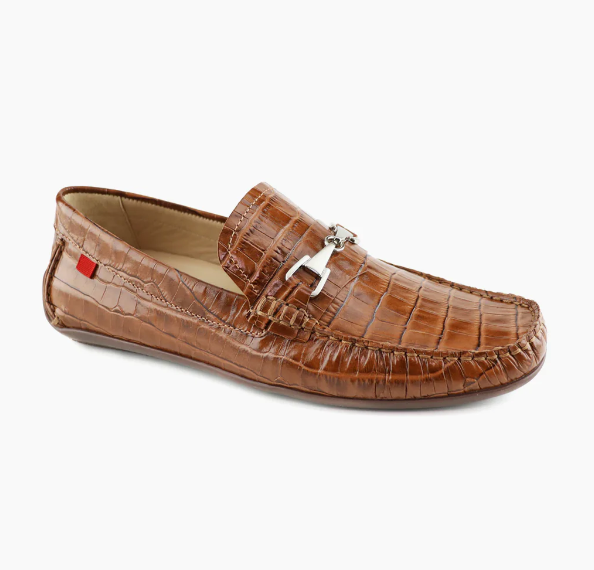 Marc Joseph Park Ave 2 Croco, Men, Cognac Croco